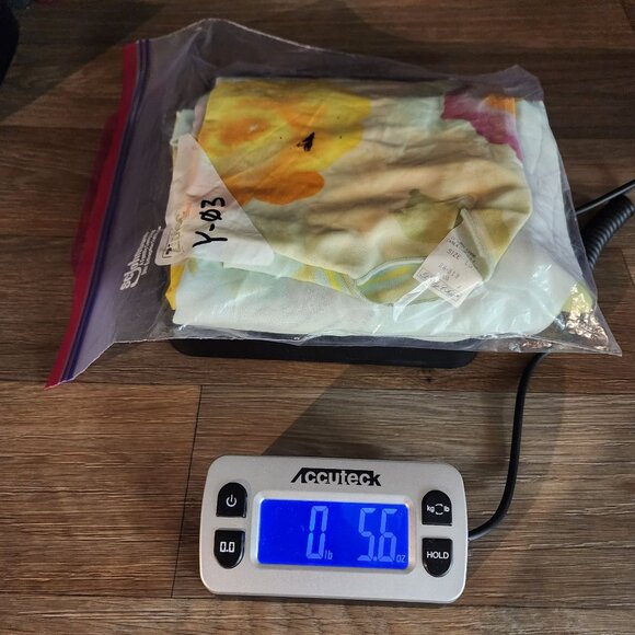 Body Chic Women's Size Large VTG Made in USA Floral Open Front Kimono Robe Wrap - Picture 13 of 13